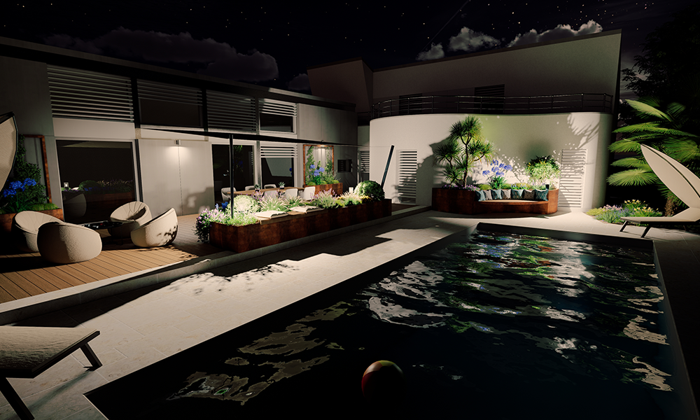 Piscine à Moncoutant sur Sèvres